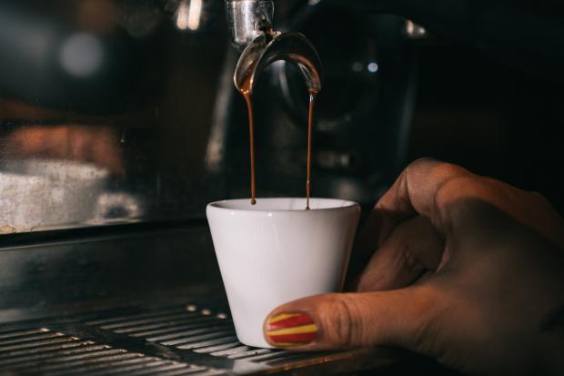 Bournemouth Echo: The photo shows an espresso machine in action.  Via Canva/Pixabay.