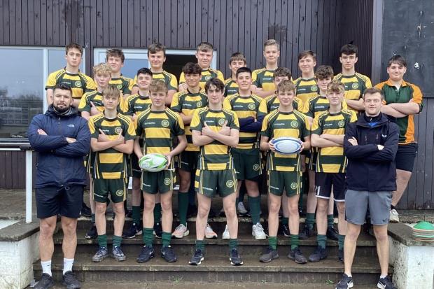 Poole Grammar School under-15s rugby