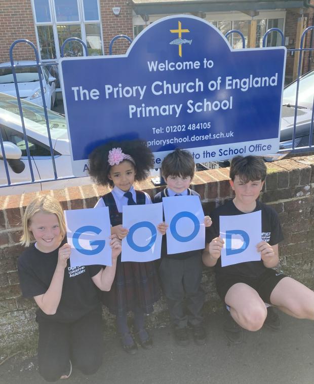 Bournemouth Echo: Priory CE Primary School in Christchurch celebrates 'Good' Ofsted rating