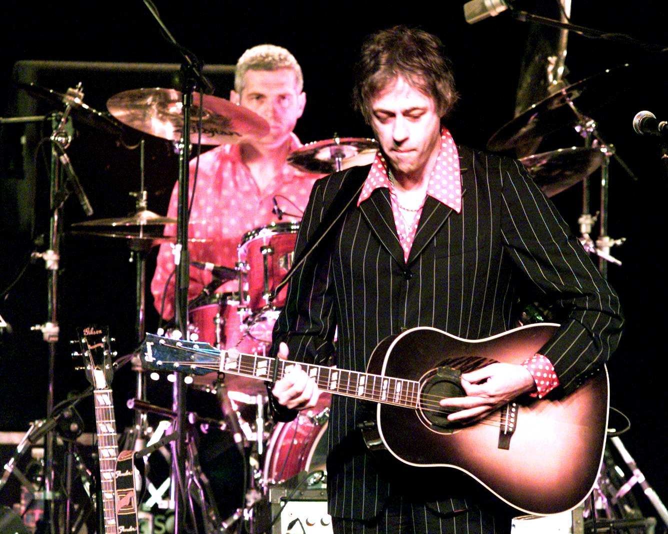 Bob Geldof on stage at the Tivoli Theatre in Wimborne