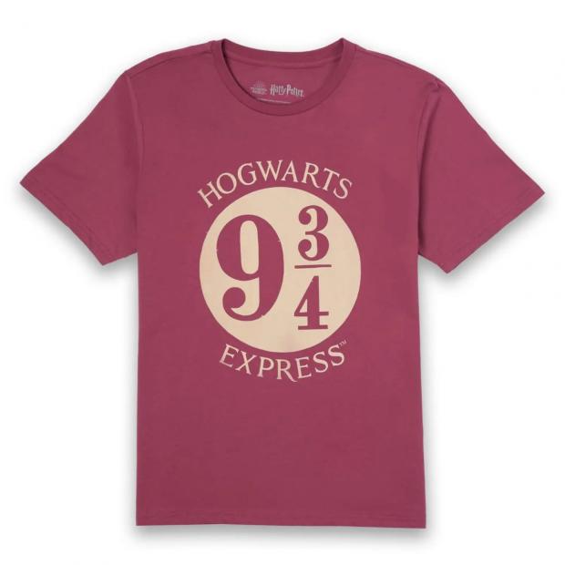 Bournemouth Echo: Harry Potter Platform Burgundy T-Shirt (IWOOT)