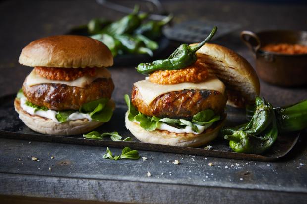 Bournemouth Echo: The M&S pork chorizo manchego burgers were oozing with cheese. Credit: Marks and Spencer
