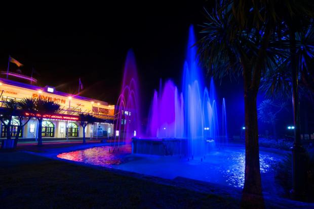 Bournemouth Echo: Water fountain at Bournemouth Pavilion Theatre
