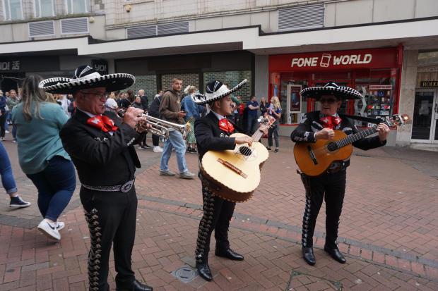 Bournemouth Echo: Mariachi band playing at the event