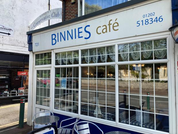 Bournemouth Echo: Binnies Café in Wimborne Road, Bournemouth