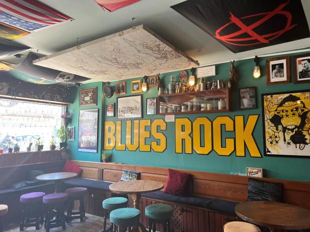 Bournemouth Echo: The 'blues rock' display is a reshuffling of the old Blockbuster logo