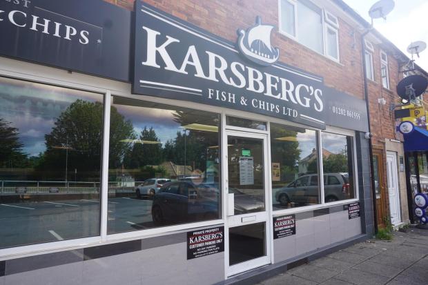 Bournemouth Echo: Karsberg's Fish and Chip shop in Ferndown, just off Ringwood Road