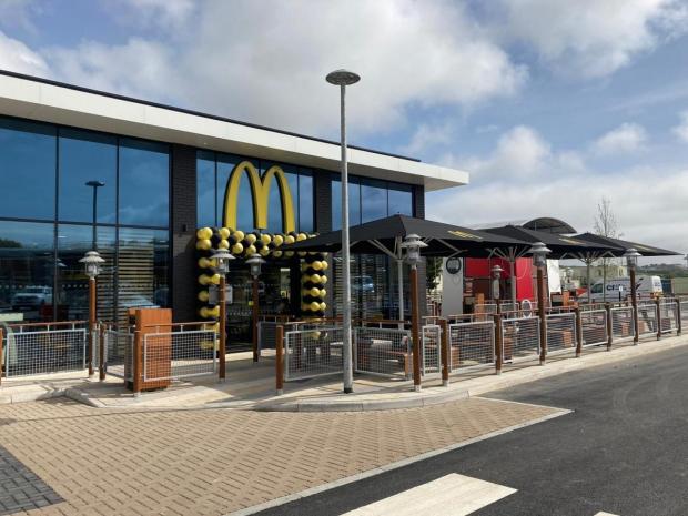 Bournemouth Echo: The new McDonald's on opening day (May 18)