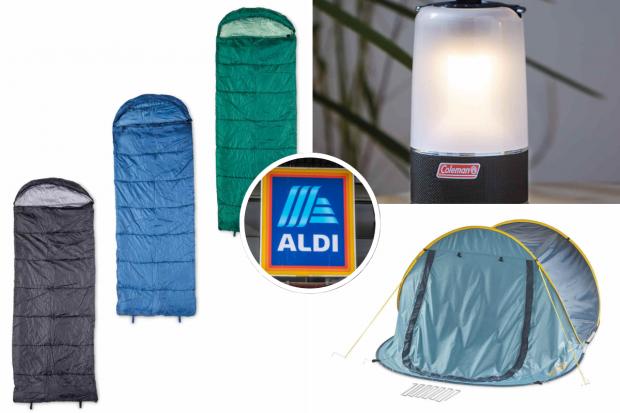 Tents, sleeping bags, BBQS and more: Everything you need for festival season from Aldi (Aldi/PA)