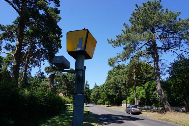 Bournemouth Echo: Speed cameras are already fitted in both sides of the road