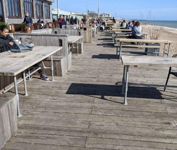 Bournemouth Echo: Proposed style of decking for both sites