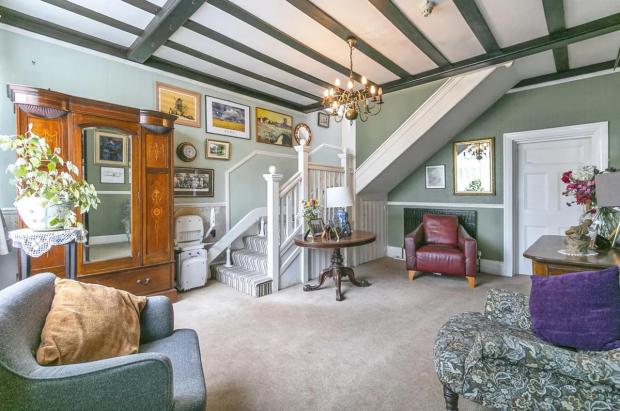 Bournemouth Echo: The property boasts a spacious and light reception space. Picture: Zoopla