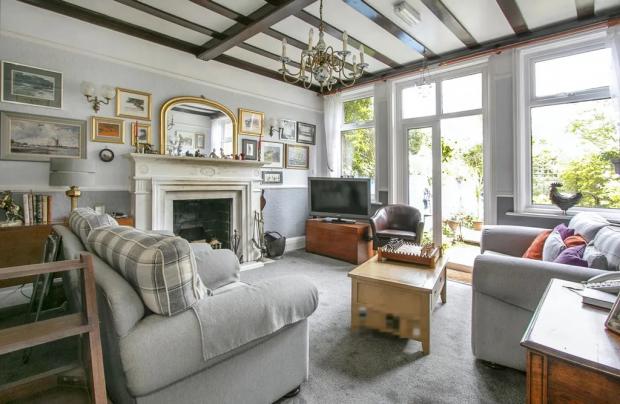 Bournemouth Echo: There are three reception rooms in the property. Picture: Zoopla