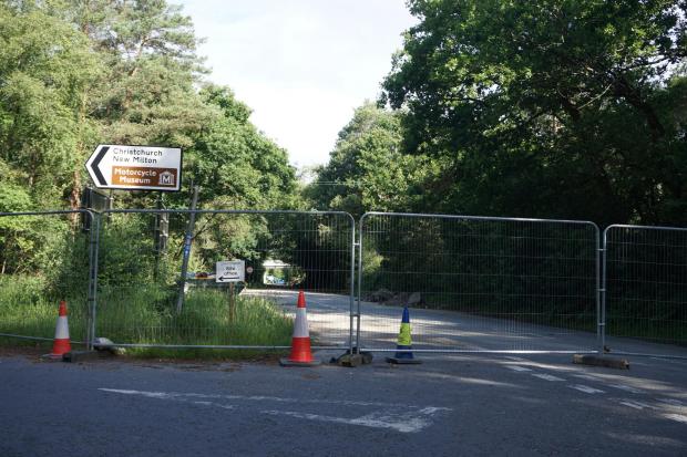 Bournemouth Echo: The C10 Station Road at Holmsley in the New Forest