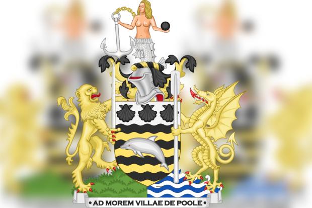 Bournemouth Echo: Current coat of arms of Poole. Picture: Charter Trustees of Poole