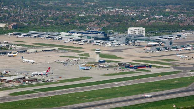 Bournemouth Echo: Planes have been landing in Gatwick Airport (PA)