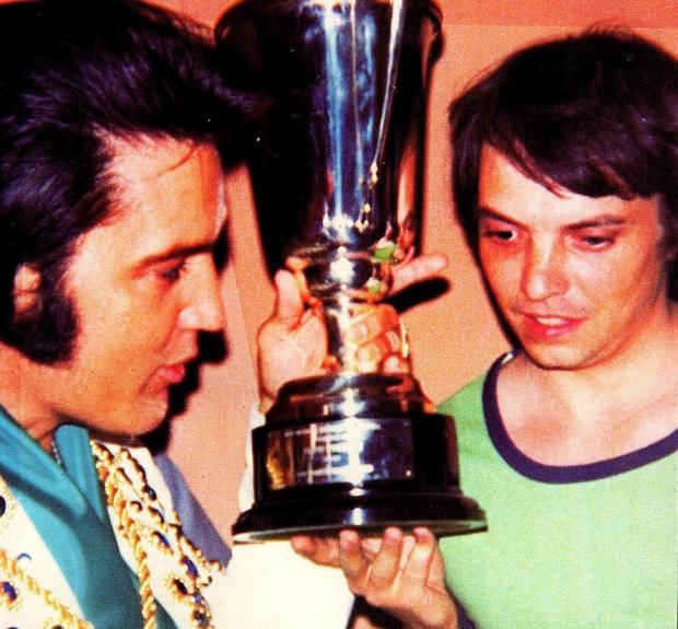 Bournemouth Echo: Todd with Elvis