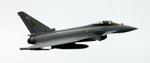 RAF Typhoon. Picture: Sally Adams.