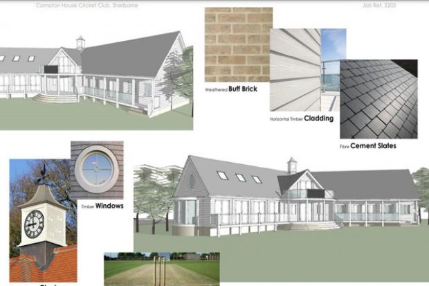 Illustrations of the new Pavilion courtesy of the club and Fisher Design Studio and Compton House cricket club