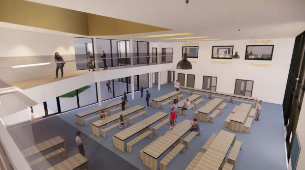 Bournemouth Echo: Oak Academy's canteen design plans
