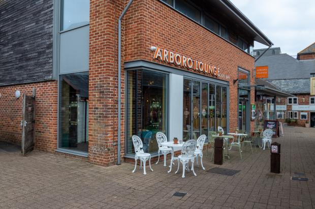 Bournemouth Echo: Smaller seating area directly outside Arboro Lounge in The Furlong, Ringwood. Picture: Furlong Shopping Centre 