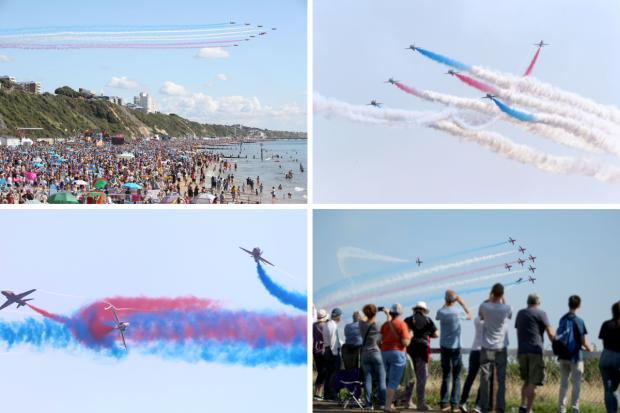 Red Arrows display times revealed for Bournemouth Air Festival 2022