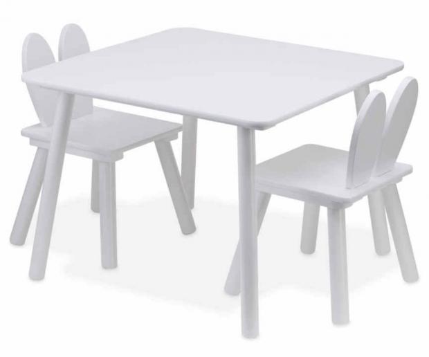 Bournemouth Echo: Kids’ Wooden Table and Chairs Set (Aldi)