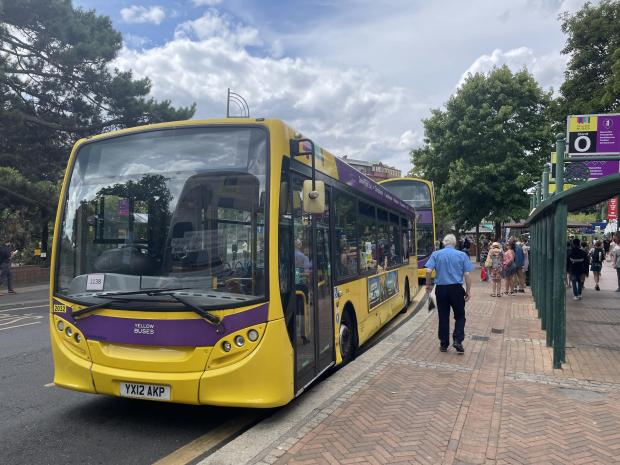 Bournemouth Echo: A Yellow Bus on its final day, Thursday, August 4