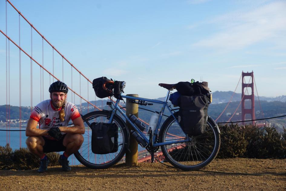 Dorset man cycling from Alaska to Argentina for charity