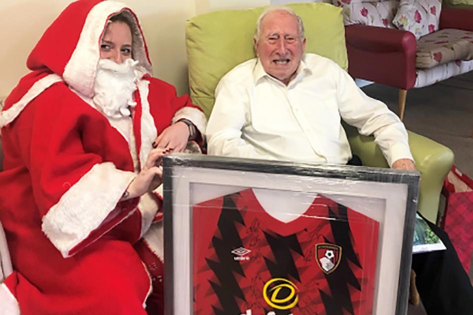 Christchurch care home resident gifted signed AFC Bournemouth shirt