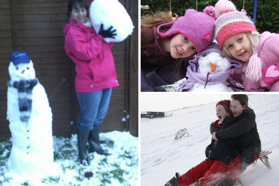 Snow in Southampton and Hampshire in February 2009