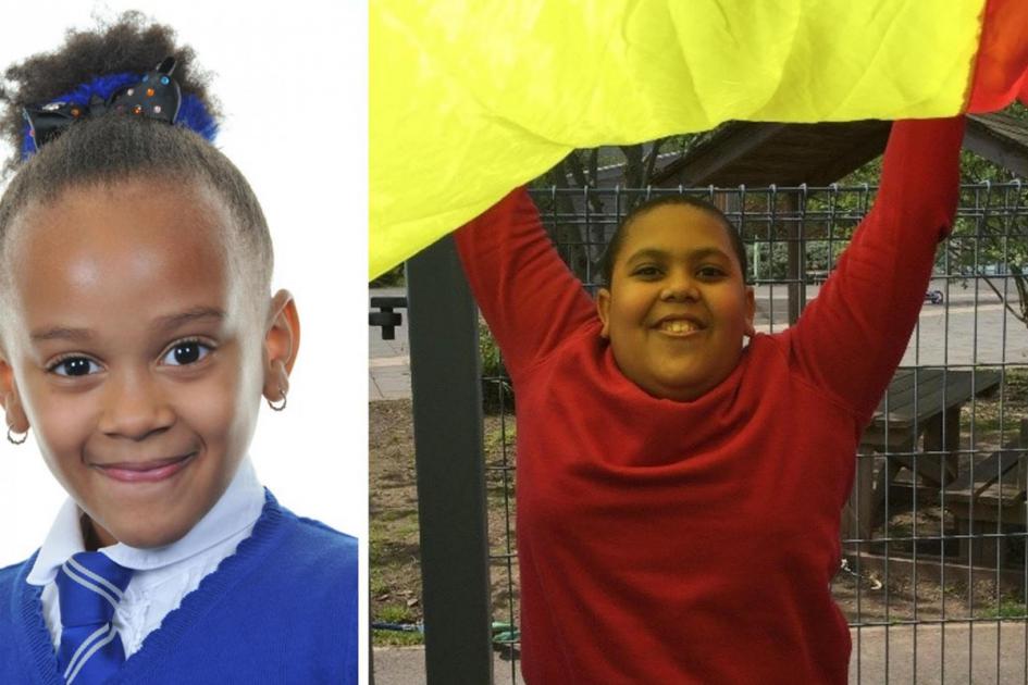 Children dead in suspected double murder named as detectives question woman