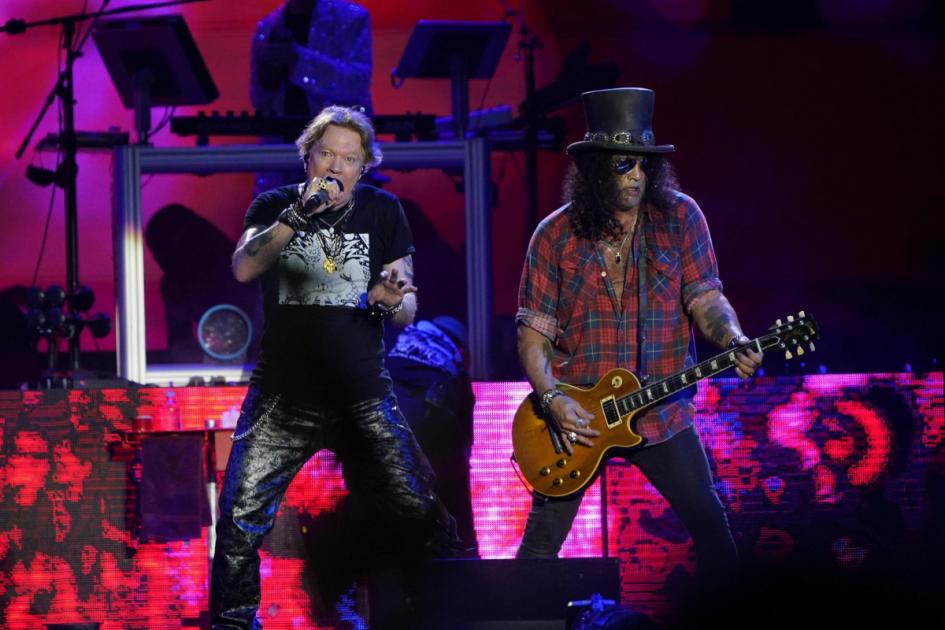 Guns N’ Roses thank fans for invite as they kick off Glastonbury debut