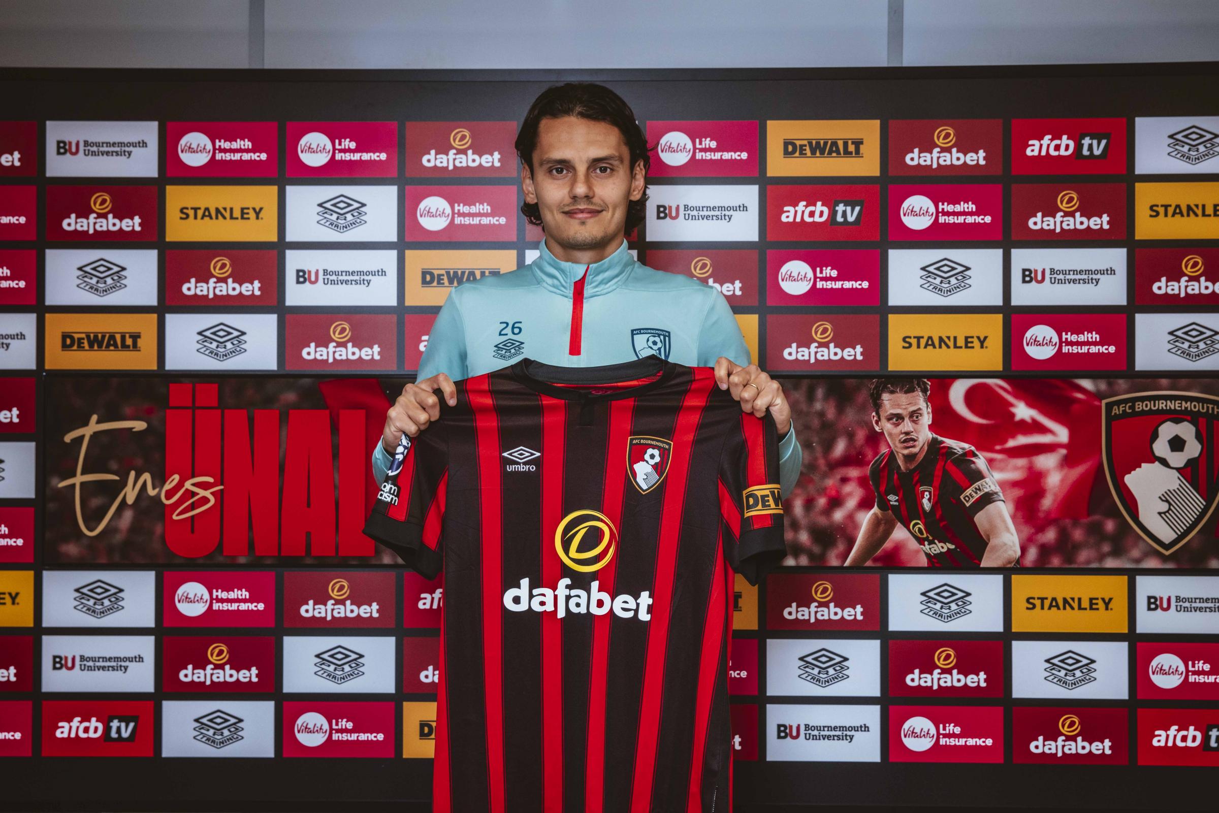 Enes Unal squad number as he arrives at AFC Bournemouth
