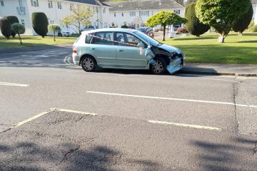 Two cars involved in crash in Netherall Gardens, Bournemouth