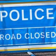 Road blocked after crash in Poole