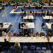 The Bournemouth West and Bournemouth East election counts take place at the Littledown Centre in Bournemouth. ..