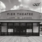 Bournemouth's Pier Theatre that opened in 1960. Carry on Laughing, presented by Harold Fielding was the first production to be staged at what the posters describe as 