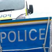 Road partially blocked after overturned lorry