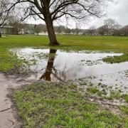 Residents in Branksome have voiced their concerns about the state of the paths at Branksome Recreations Ground, with some almost fully submerged by water