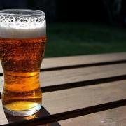 Library image of a pint of beer.