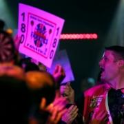 Scott Mitchell while walking on during day four of the BDO World Professional Darts Championships 2020 at The O2, London..