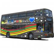 The proposed designs for the #Willdoes commuity bus which is nearing completion