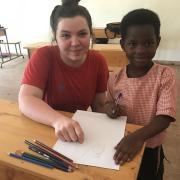 A Purbeck School pupil in Rwanda