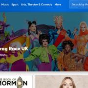 Photo of the Ticketmaster website.