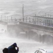HAZARDOUS: Strong winds are set to batter Dorset's seafront