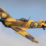 Two spitfires will fly over Poole Regatta.