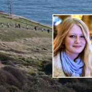 Inquest jury taken to site where Gaia Pope's clothes and body found