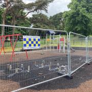 Play area in Alexandra Park, Parkstone