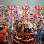 Celebrations in West Parley during the Queen's Platinum Jubilee in 2022